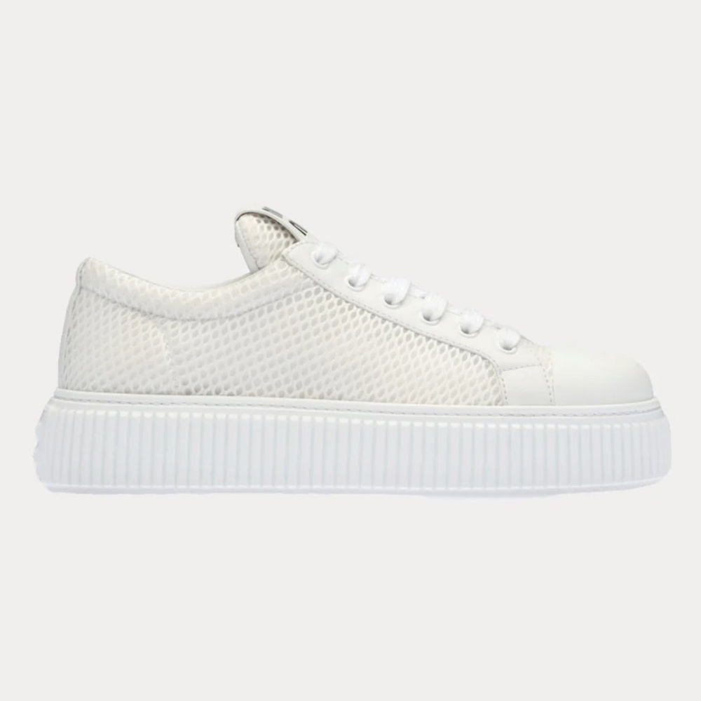 Miu Miu Women's Mesh Platform Low Top Sneakers, s… - image 1